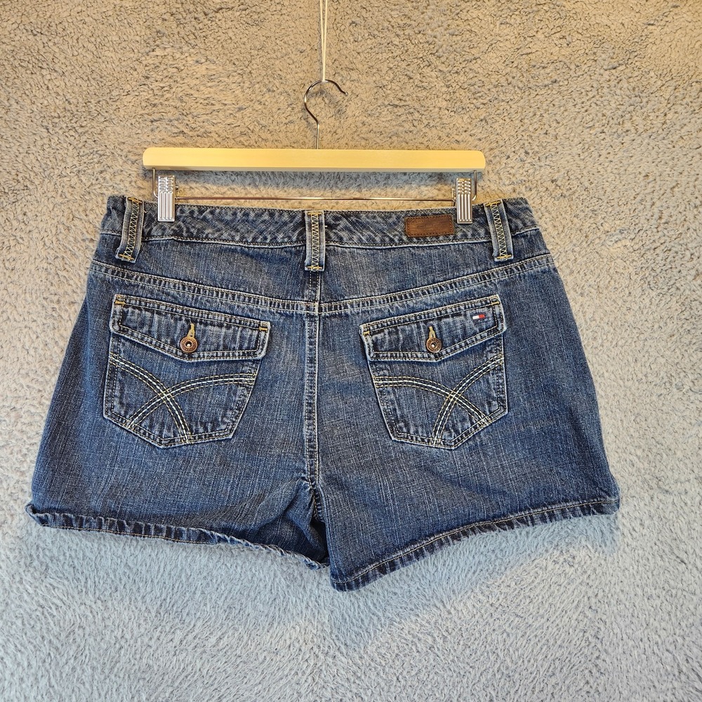 Tommy Hilfiger Blue Denim Jean Shorts - Picture 4 of 13